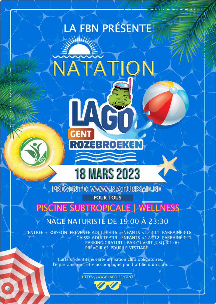 Soirée FBN au centre aquatique Lago de Gand